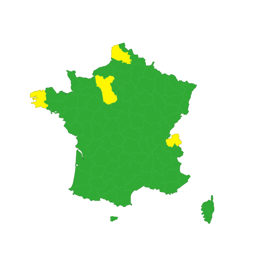 Carte nationale de Vigilance en cours